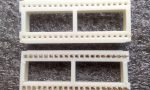 Панелька ( socket ) для микросхем 40 pin, СССР, шаг 2,54 мм