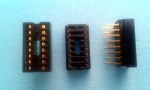 Панелька ( socket ) для микросхем 16 pin, ГДР, шаг 2,5 мм