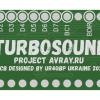 Печатная плата Turbo Sound Emulator на ATmega8